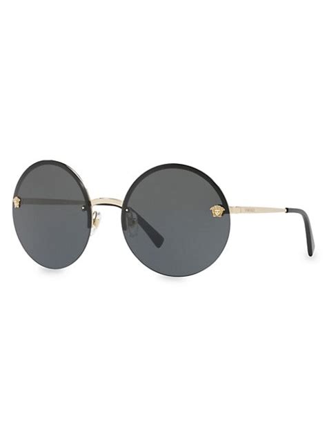 ve4385 versace|59mm round sunglasses Versace.